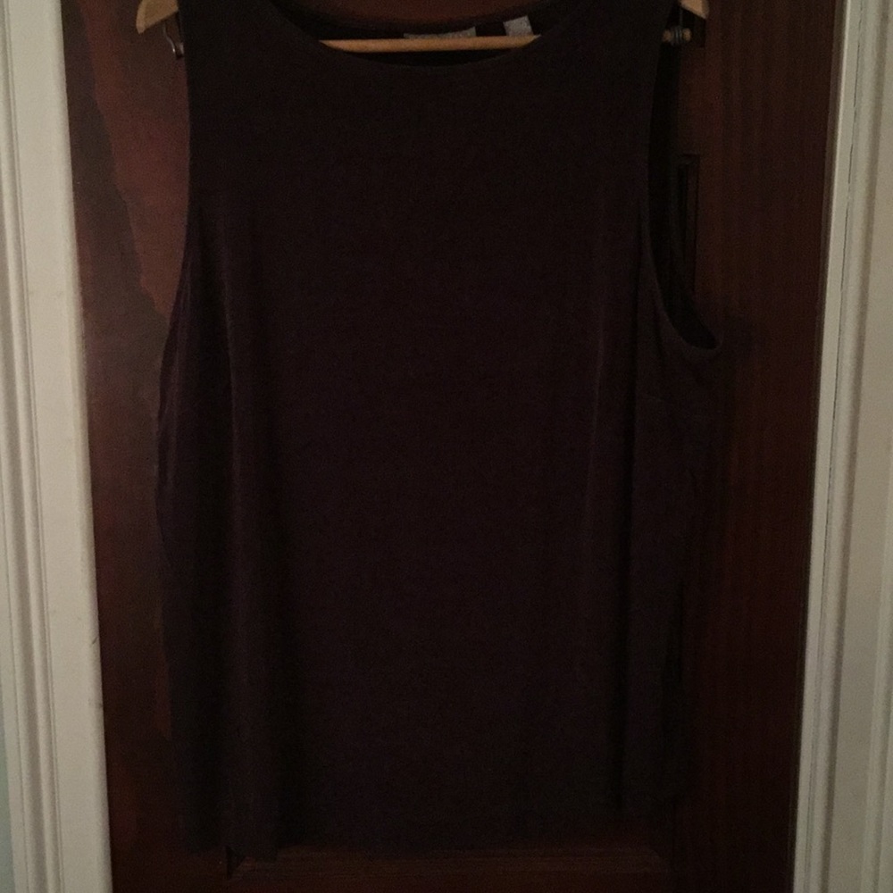 Brown Sleeveless Top